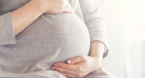 pregnant woman's belly