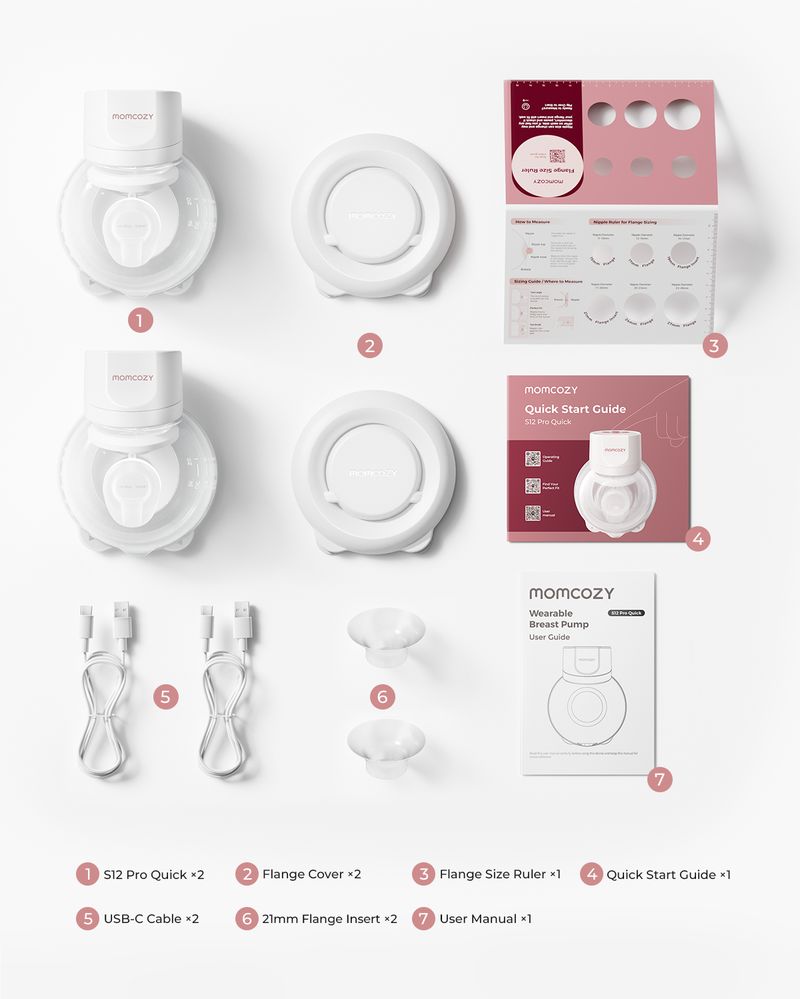Momcozy Wearable Breast Pump – S12 Pro Quick - Image 3